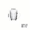 Caneca de Vidro Espesso com Alça para Venda no Atacado, Grande Capacidade para Cerveja, Caneca de Chopp, Caneca para Suco e Chá, Impressa com Logo