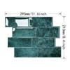 Suministro directo transfronterizo de pegatinas de pared autoadhesivas al por mayor, pegatinas de pared de plástico 3D con forma de gota, resistentes al aceite, impermeables, para cocina, baño, azulejos de imitación, azulejos de metro.