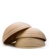 Fornecimento de fábrica doméstico europeu pão ferramentas de panificação massa artesanal saco europeu Oval rattan fermentação cesta de rattan Tigela