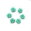 Pendientes Xinrui de resina con forma de rosa de camelia y pelo liso de 9 mm con carcasa para teléfono móvil, materiales hechos a mano para bricolaje