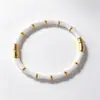 Pulsera de Sección de Bambú con Esmalte de Color Broche de Aleación Pulsera Multicolores Apilables Sección por Sección Joyería para la Mano Joyería de Comercio Exterior Wholesale
