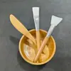Tigela de bambu personalizada para uso doméstico, utensílio de mesa infantil, tigela para bebê, tigela de bambu e madeira para adultos, tigela em formato de máscara com logotipo.