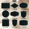 Etiquetas de Cuero PU Lisas Listas para Usar para Sombreros, Versión Lisa, Etiquetas de Cuero para Transferencia de Calor para Ropa, Grabado Láser, Parches en Relieve