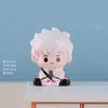 Nuevas decoraciones de figuras lindas 2D, cajas sorpresa y bolsas sorpresa creativas y de moda, adornos de resina para escritorio, juguetes giratorios