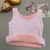 Chaleco Cálido para Mujer, Ropa Interior Térmica Forrada de Polar para Otoño e Invierno, Chaleco Base Moldeador, Chaleco Calefactor sin Mangas