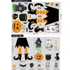 Decoración de Halloween Pegatinas de Pared de Terror Amazon Calavera Calabaza Pegatinas Globo de Halloween Espantapájaros Pegatinas Estáticas