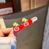 Pinza para el pelo de fruta fresca y linda, durián, aguacate, pinza de ola, pasador dulce para niñas, pinza lateral para flequillo, accesorio para el pelo para niños