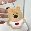 Série Filhote Rabiscado Boneca de Pelúcia Chaveiro Pingente Pequeno Pingente de Mochila Abelha Cartoon Pequenos Acessórios