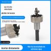 Broca abridor de furos de aço rápido 12-80mm 25mm serra copo de metal tubo de aço chapa de ferro abridor de furos alargador