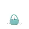 Mini bolsa de camurça para mulheres, novo estilo 2026, retrô e única, pequena bolsa tote com alça de corrente, exalando uma sensação de luxo.