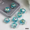 Cuentas Irregulares Ding Yi Noche de Verano Estrella Resina Electrochapada Agujero Pasante Estilo Ins Cuentas Sueltas Accesorios para Cuerda de Pulsera DIY