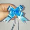 Frete grátis 18mm pequeno trompetista flor natal natal presente embalagem phnom penh impresso laço flor fita