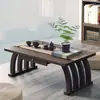 Nova mesa de chá estilo chinês, inspirada no Zen, adequada para assentos na janela, tatames, varandas e como mesa de chão; material compósito ecológico, mesinha de chá para uso doméstico