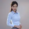 Camisas para Mujer, Manga Larga Profesional, Ropa Formal, Para las Cuatro Estaciones, Camisas Blancas Nuevas para Mujer, Tops para Oficina y Commuting al Trabajo
