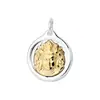 Acessórios de Pulseira de Joias Sólidas Estilo Xizang com Pingente Lateral de Tara Verde Banhado a Ouro, Acessórios de Sementes de Paixão Estrela Lua Vajra