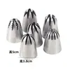 Cepillo de Limpieza para Boquillas de Decoración de Acero Inoxidable, Boquilla Grande de 8 Puntas para Manga Pastelera, Flor de Rosa para Galletas