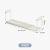 Estante de almacenamiento para gabinete de espejo, estante debajo del espejo, estante escalonado para gabinete de baño, estante de almacenamiento para gabinete de espejo de maquillaje, estante colgante debajo del espejo