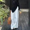 Ls Nueva MarcaEtiqueta Negra Minimalista Gran Marca Principios de Primavera Nuevo Minimalista Moda Suelto Pierna Ancha Pantalones Casuales 30563