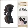 Sencillo pero Exquisito~ Pinza para el Cabello de Cinta de Lazo Simple Versátil de Alta Calidad, Pinza de Tiburón Grande Juguetona y Elegante para Mujeres