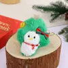 Broche de Muñeco Navideño de Peluche de Dibujos Animados Accesorios Reno Árbol de Navidad Muñeco de Nieve Colgante Chirriante Accesorios Accesorios