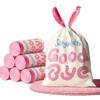 Bolsas de Basura Domésticas Engrosadas con Asas, Extra Gruesas para Desechos de Cocina, Bolsas de Basura con Cordón Ajustable Resistentes al Desgarro, Tamaño Grande, Paquete Económico