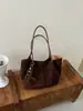 Bolsa de Axila Grande Capacidade Estilo Retrô Transfronteiriça Feminina 2026 Novo Estilo Bolsa de Ombro Único Casual Feminina Moda para o Trabalho Bolsa de Axila