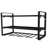Soporte para taladro eléctrico manual de cuatro capas, estante de almacenamiento de herramientas eléctricas de pared, para garaje, almacén