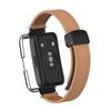 Para Pulseira Huawei 10 Pulseira Couro Padrão Lichia Sense Avançado Fecho Magnético Pulseira Huawei band98 Pulseira de Couro