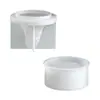Resina Epoxi Cristal Yeso Sombrero de Mago Cuadros Taza de Almacenamiento Taza para Velas Adorno Molde de Silicona Venta al por Mayor