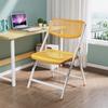 Venta al por mayor de fabricante Silla sencilla con respaldo para el hogar Silla plegable de entrenamiento Silla plegable para conferencias Silla de negociación Silla de comedor para el hogar Taburete