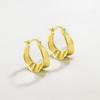 Aretes de Plata Esterlina S925 estilo coreano ins Estilo Pequeño Irregular Cóncavo-convexo en forma de V Aretes Elegantes de Estilo Frío Geométricos para Mujer Trendy