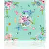 Alfombrilla de Mahjong Floral Más Vendida en Amazon de EE. UU., Alfombrilla de Póker Gruesa de Goma con Bordes Bloqueantes, Alfombrilla Especial para Jugar Cartas