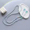 Lanyard para Teléfono Móvil Cruzado de 1.2 m Largo Cruzado para Llevar en la Espalda Ins Pequeña Flor Colgante de Perlas Funda para Teléfono Móvil Universal Anti-Bolsas