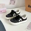 Tênis de lona com sola grossa para mulheres, sapatos brancos versáteis, novos tênis respiráveis de verão, sapatos confortáveis H1505