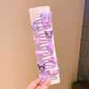 Pasador de dibujos animados Kuromi para niños, accesorio para el cabello, pinza para flequillo de pelo suelto de niñas, accesorio para el pelo lateral de niñas pequeñas