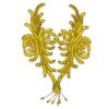 Acessórios de roupa de palco adereço de fantasia flor com lantejoulas feita à mão gola grande com lantejoulas flor flor com lantejoulas A032#