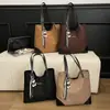 Bolsa Tote Transfronteiriça Estilo Coreano Nicho Luxo Leve Feminina Fashionável Grande Capacidade Retro de Ombro Transversal