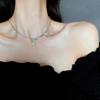 Collar de estrella estilo hip-hop para mujer, moderno, de internet, con diseño de nicho de celebridades, cadena de clavícula, joyería sencilla para el cuello, collar corto.