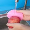 Paño de cepillo de silicona multifuncional para platos, trapo de cocina antiadherente para aceite, paño para lavar ollas doméstico, al por mayor, engrosado de doble cara, cepillo para tazón