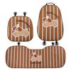 Cojines para Asiento de Coche de Otoño e Invierno, Gama Alta, Lindos Dibujos Animados Cálidos Antideslizantes para Asiento de Coche, Cojines Gruesos de Felpa para Asiento de Coche