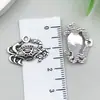 Acessórios para Joias DIY Prata Antiga Animal Marinho Tartaruga Estrela do Mar Caranguejo Liga Pingente Colar Pulseira Pingente
