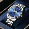Reloj para Hombre de Venta Caliente Nuevo Reloj para Hombre Moda Espejo Rombo Acero Correa Impermeable Luminoso Cuarzo Pulsera Venta al por Mayor Transfronteriza