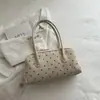 Bolsa de Ombro Única Casual da Moda Personalidade Design de Nicho Chegada Nova Outono 2026 Bolsa Texturizada Elegante Bolsa de Axila Feminina