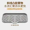 Caja de jabón de silicona de venta caliente transfronteriza estilo japonés para baño, inodoro, cocina, tapete de drenaje, bandeja de almacenamiento, caja de jabón creativa