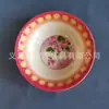 A1 Louça de Melamina Exportação Prato de Melamina Africano 8 polegadas 9 polegadas Padrão de Anel de Melamina Tigela de Sopa Tigela Redonda