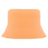 Sombrero de Pescador de Color Sólido Liso de Alta Calidad, Personalizado al por Mayor, Transfronterizo, Casual, Adelgazante, Moderno, Versátil, Sombrero Cubo