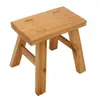 Cadeira com encosto de madeira maciça, banquinho doméstico, banco de madeira para adulto, banquinho infantil, banquinho para trocar de sapato, banquinho baixo para dançar, banquinho pequeno de madeira