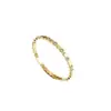 Pulsera con Incrustaciones de Pedrería Hexagonal de Panal, Lujo Ligero, Versátil, Acero de Titanio, Resistente al Desgaste, Pulsera de Muñeca de Nicho de Gama Alta, Joyería de Mano para Viajes Diario para Mujeres