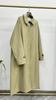 STUD * Abrigo trench clásico de largo medio en línea A con mezcla de algodón, diseño de otoño con abertura alta en la espalda y multibotonadura
