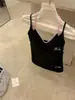 XIA'X Camisola de Verano para Niña Estilo Coreano Simple Versátil Cuello Halter Bloques de Color Algodón Acanalado Moda Espalda Bonita Ropa Interior
